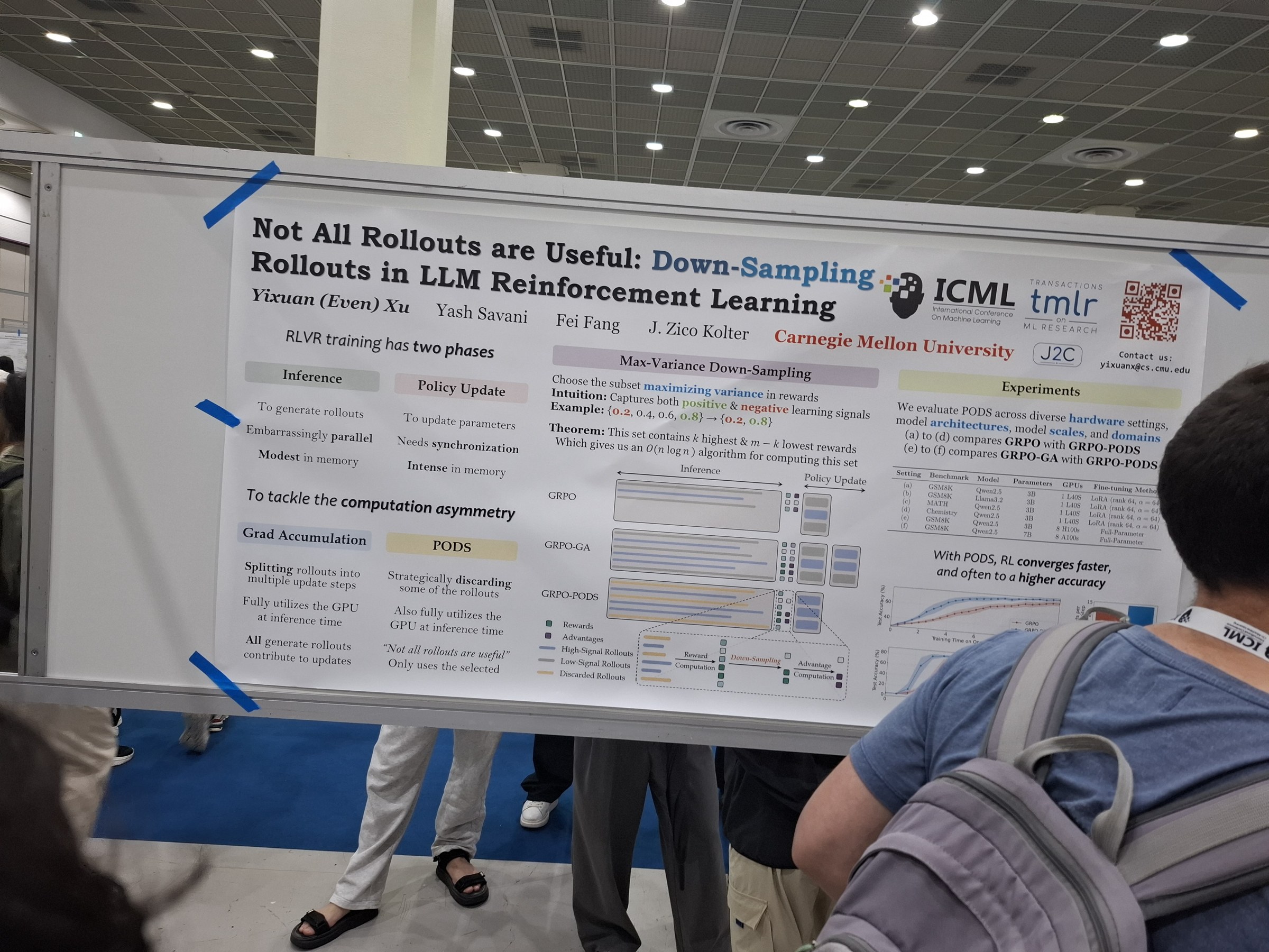 Not All Rollouts are Useful: Down-Sampling Rollouts in LLM Reinforcement Learning